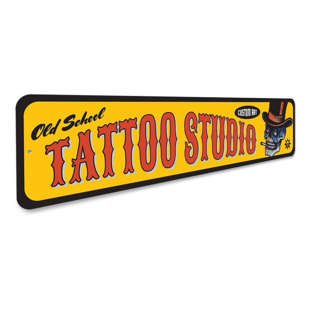 Old School Tattoo Studio Sign