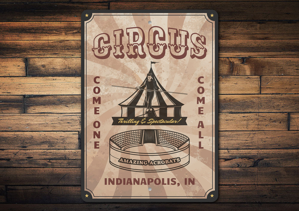 Thrilling and Spectacular Circus Sign