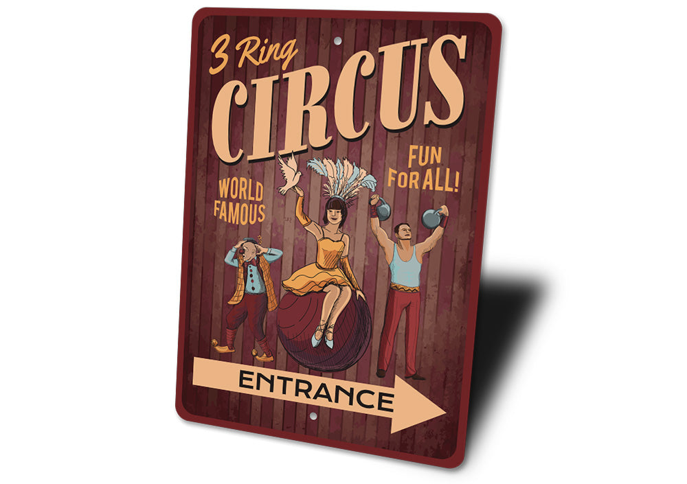 3 Ring Circus Sign