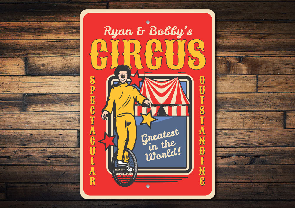 Spectacular Outstanding Circus Sign