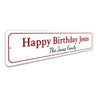 Jesus' Birthday Sign Aluminum Sign