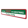 Christ in Christmas Sign Aluminum Sign
