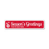 Seasons Greetings Ornament Sign Aluminum Sign