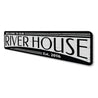 Welcome River House Est Date Sign