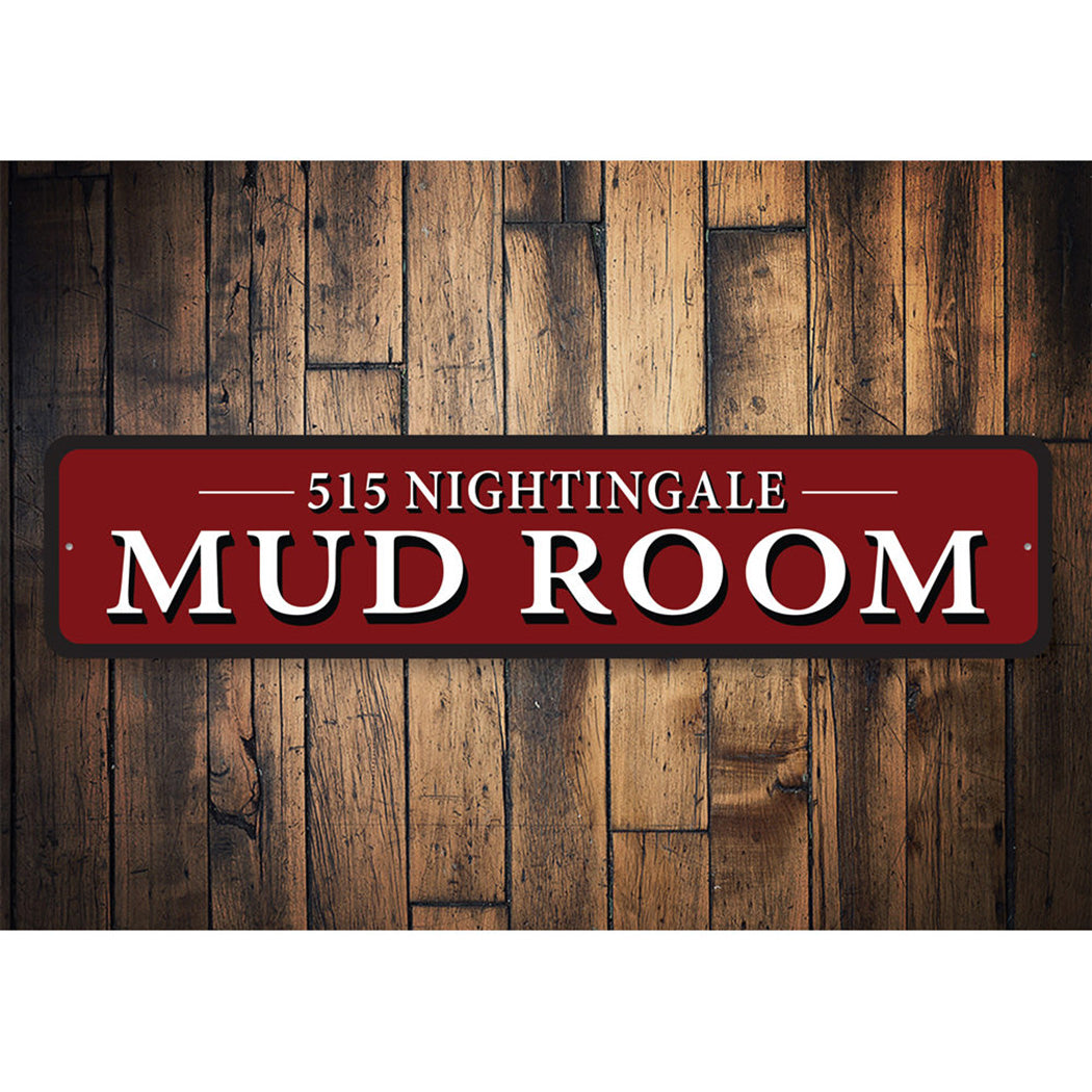Personalized Home Mud Room Sign