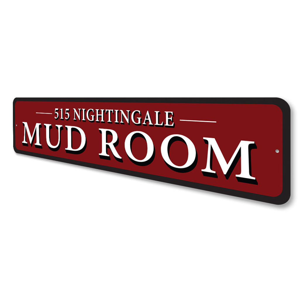 Personalized Home Mud Room Sign