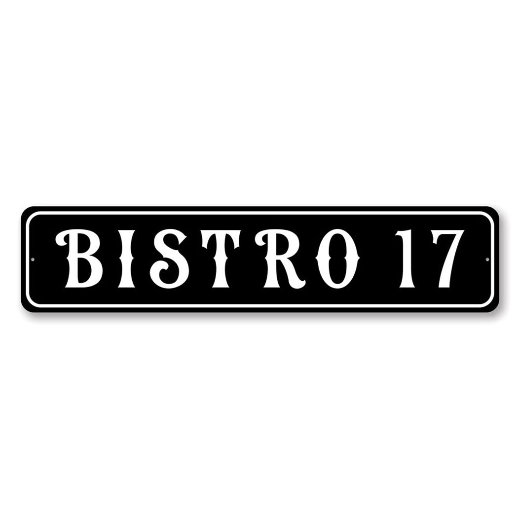 Bistro 17 Custom Sign