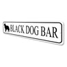Black Dog Bar Sign