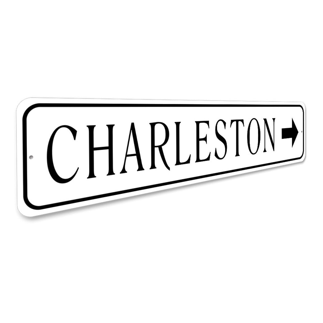 Charleston Arrow Sign