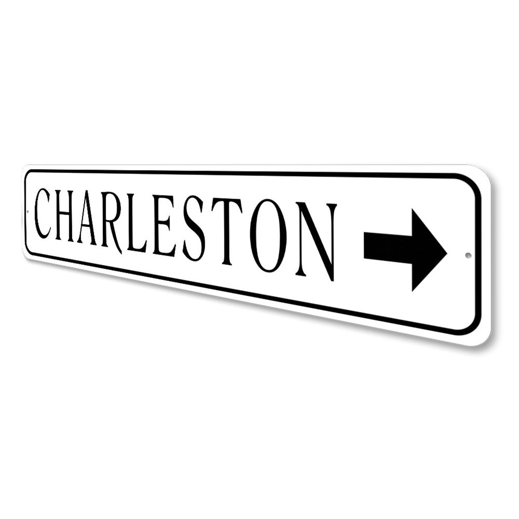 Charleston Arrow Sign