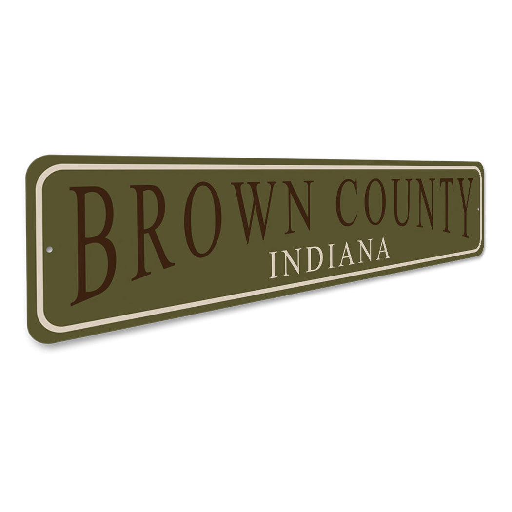 Brown County Indiana Sign