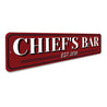 Chiefs Bar Established Year Sign