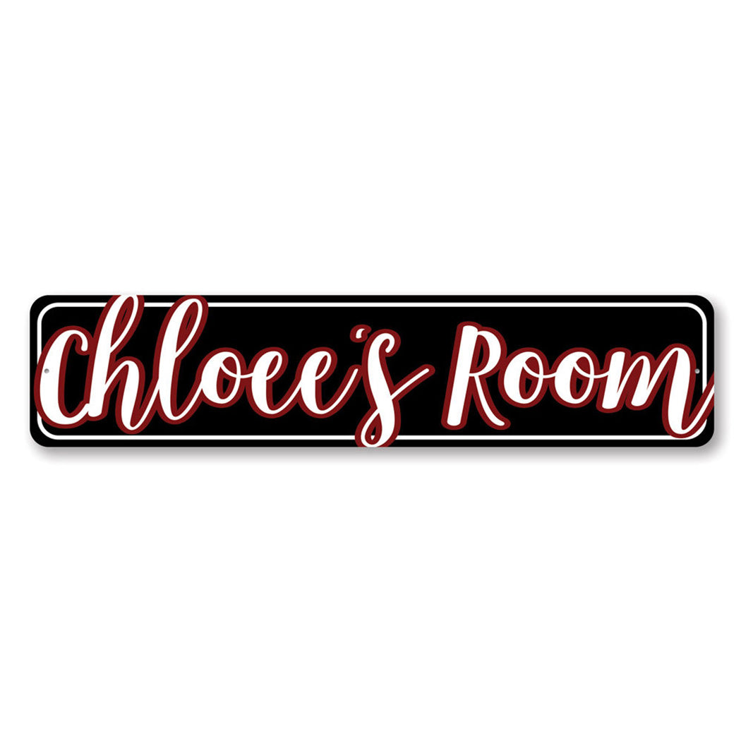 Chloees Custom Room Sign – Lizton Sign Shop