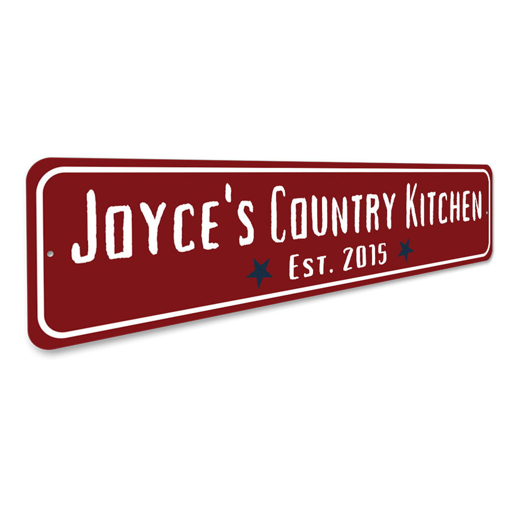 Personalized Country Kitchen Established Year Sign