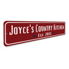 Personalized Country Kitchen Established Year Sign