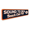 Personalized Beach Club Pub Sign