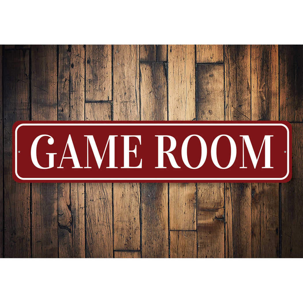 Game Room Novelty Sign