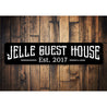 Personalized Guest House Established Year Sign