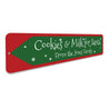 Cookies & Milk for Santa Sign Aluminum Sign