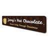 Hot Chocolate Bar Sign Aluminum Sign