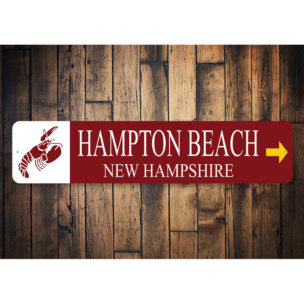 Lobster Hampton Beach Custom Sign