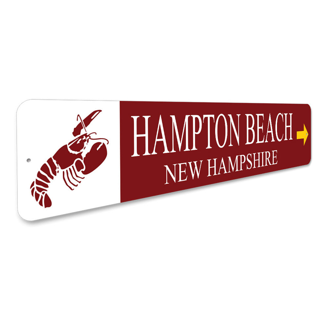Lobster Hampton Beach Custom Sign