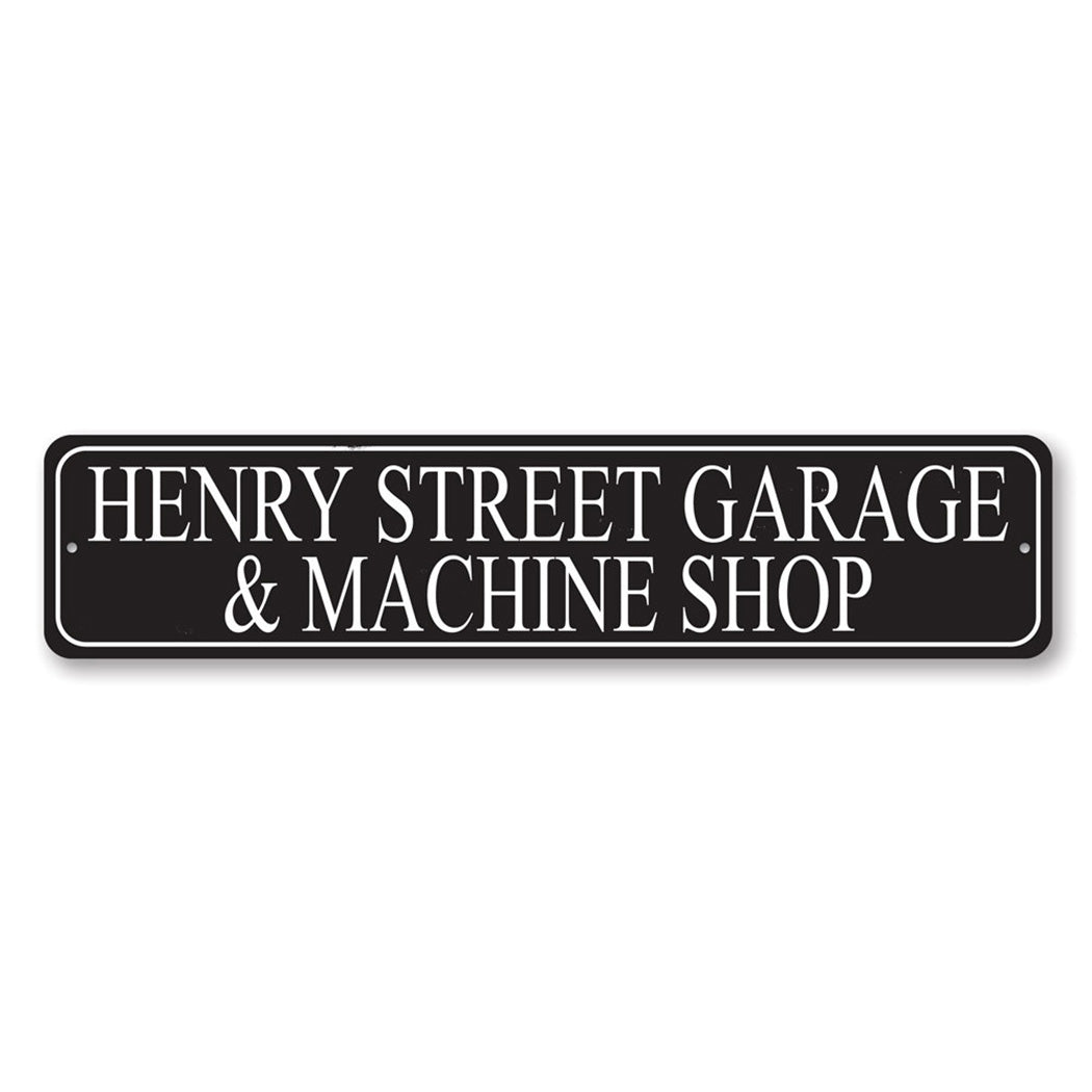Personalized Machine Shop Sign – Lizton Sign Shop