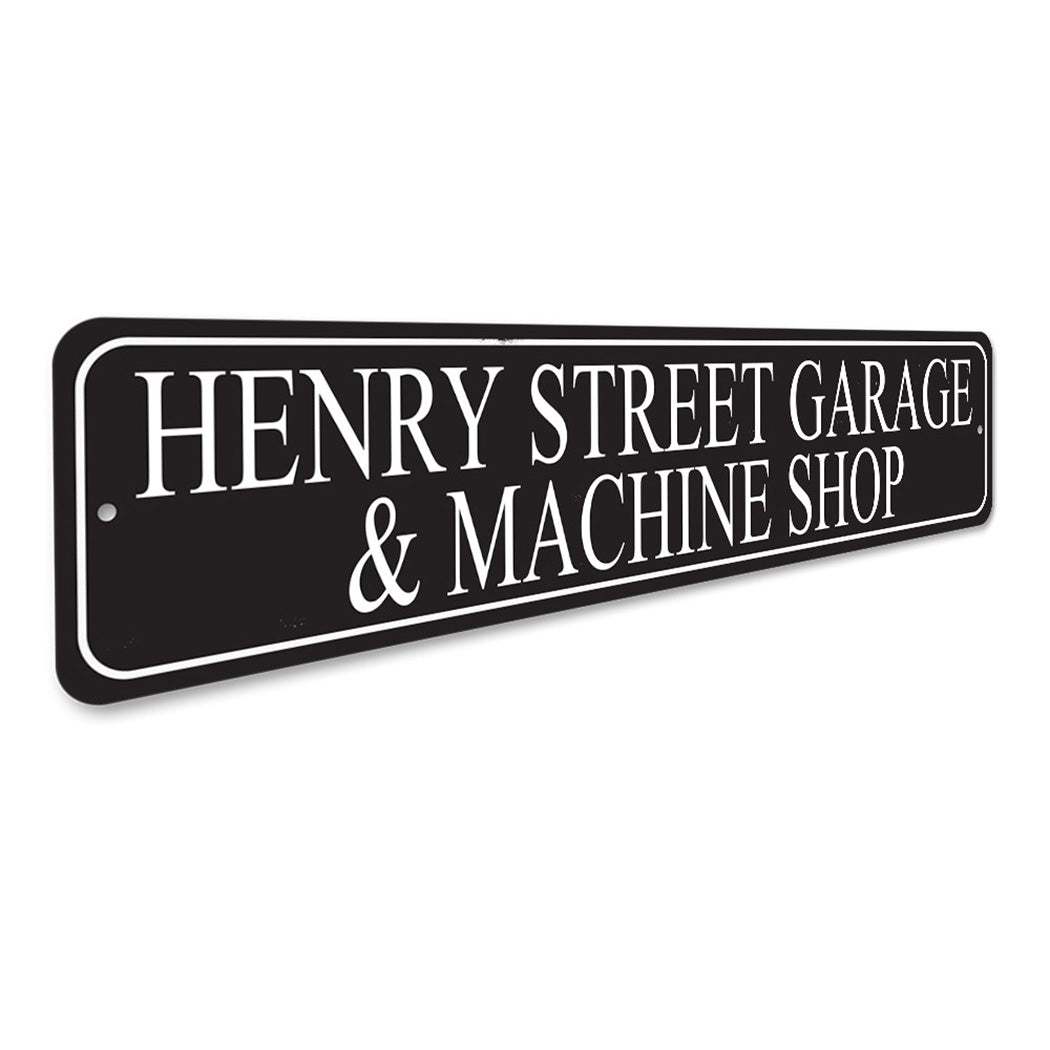 Personalized Machine Shop Sign