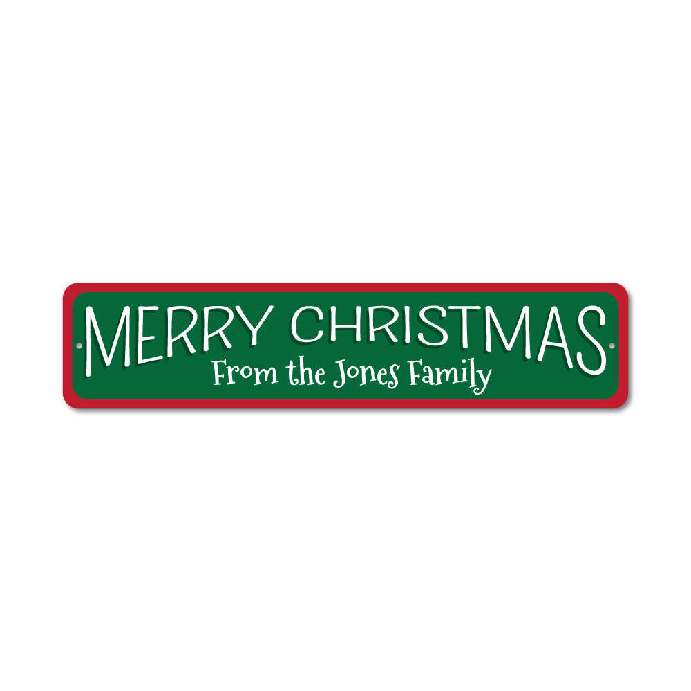 Christmas Sign Aluminum Sign