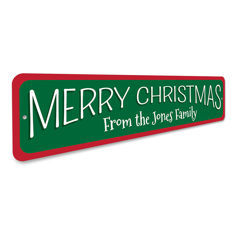 Christmas Sign Aluminum Sign