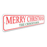 Merry Christmas Custom Family Sign