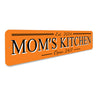 Moms Kitchen Open 24 7 Established Year Sign