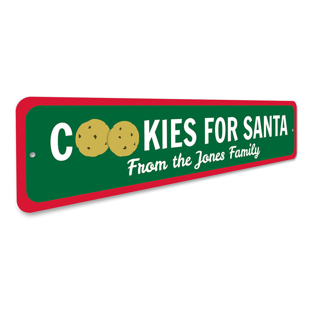 Christmas Cookies Sign Aluminum Sign