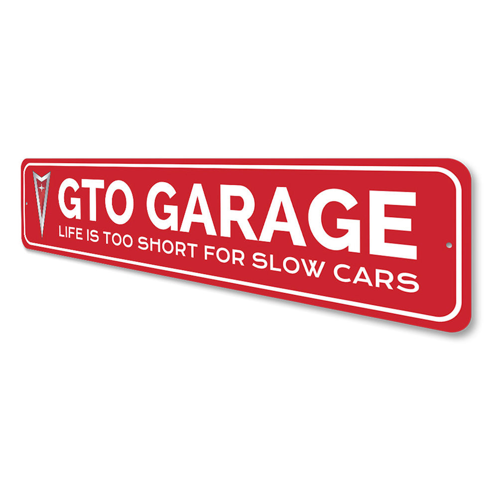 GTO Garage Fast Car Sign, Decorative Garage Sign, Father's Day Gift Sign, Classic Car Sign