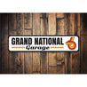 Grand National Garage, Decorative Garage Sign, Father's Day Gift Sign, Classic Car Sign