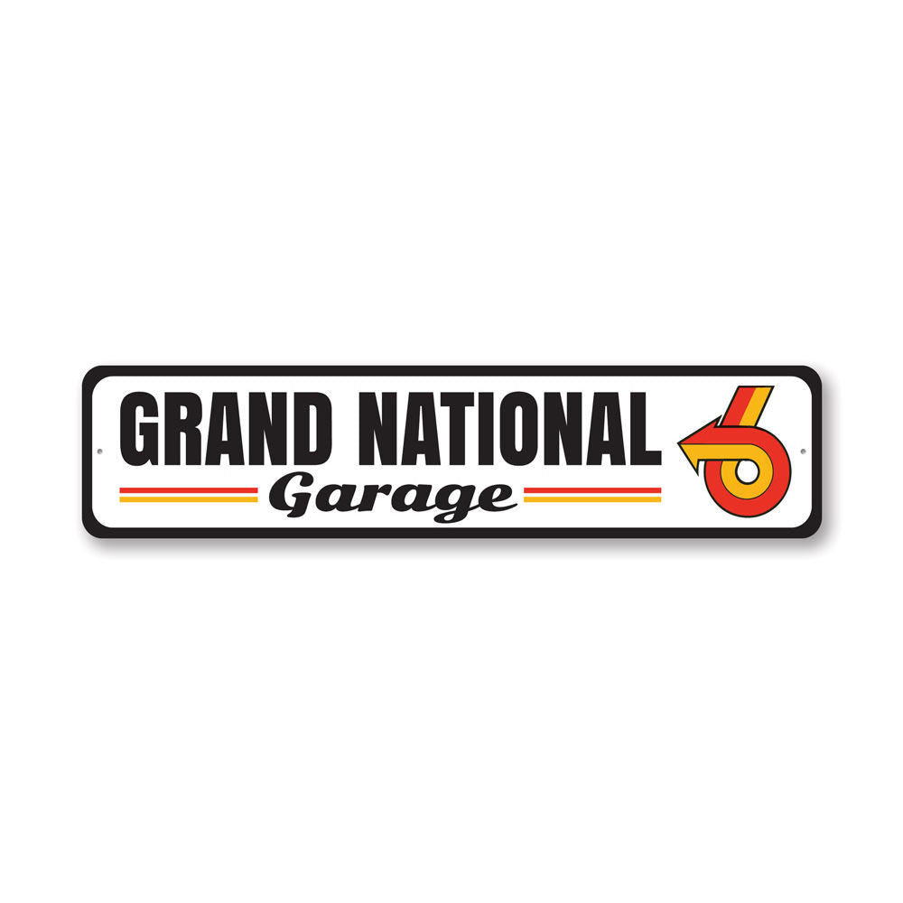 Grand National Garage, Decorative Garage Sign, Father's Day Gift Sign, Classic Car Sign