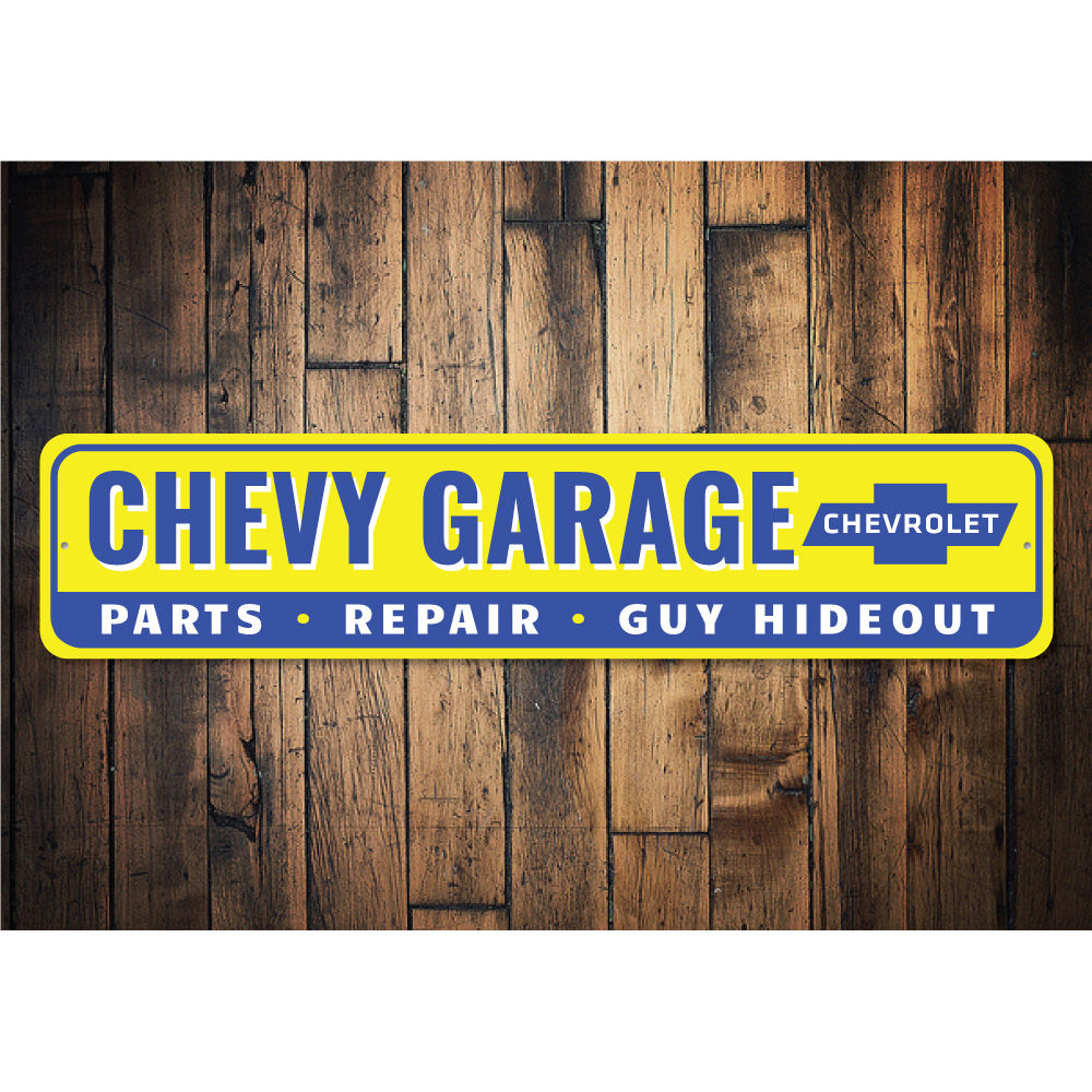 Chevy Garage Sign