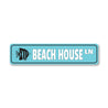 Beach House Lane, Beach Sign, Marine Life Sign