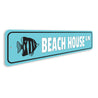 Beach House Lane, Beach Sign, Marine Life Sign