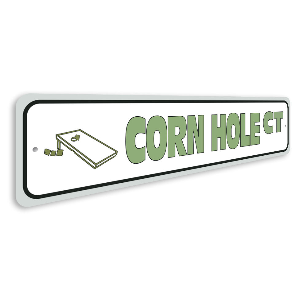 Corn Hole Court, Backyard Sign, Home Decor