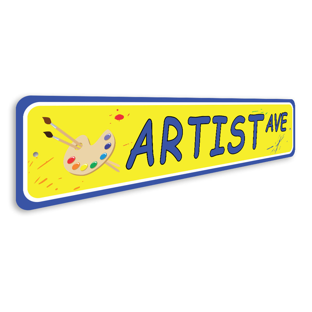 Artist Avenue, Artist Decorative Sign