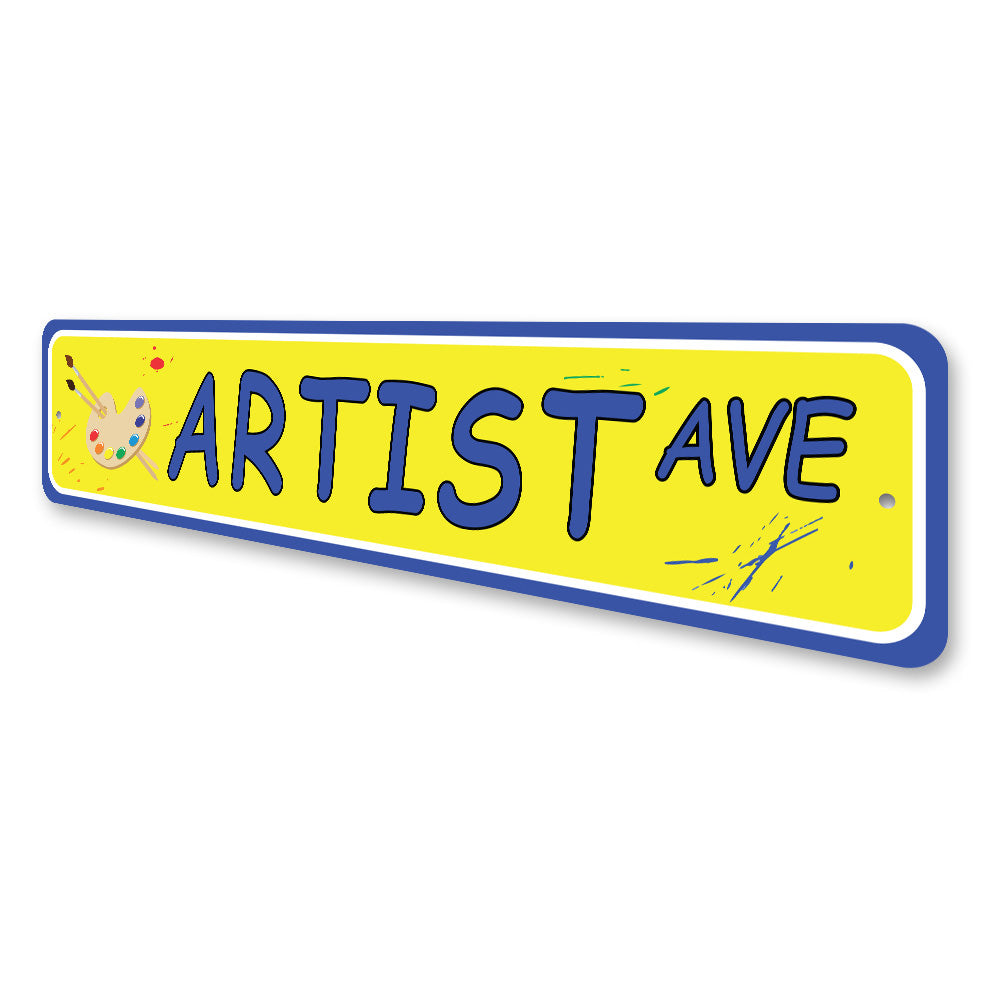 Artist Avenue, Artist Decorative Sign