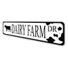 Dairy Farm Drive, Farm Fresh Milk Sign, Dairy Cow Sign, Farm Kitchen Decor