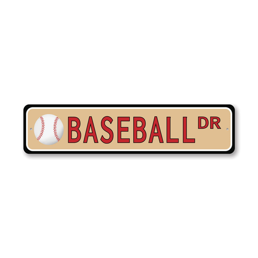 Baseball Drive, Sports Decorative Sign