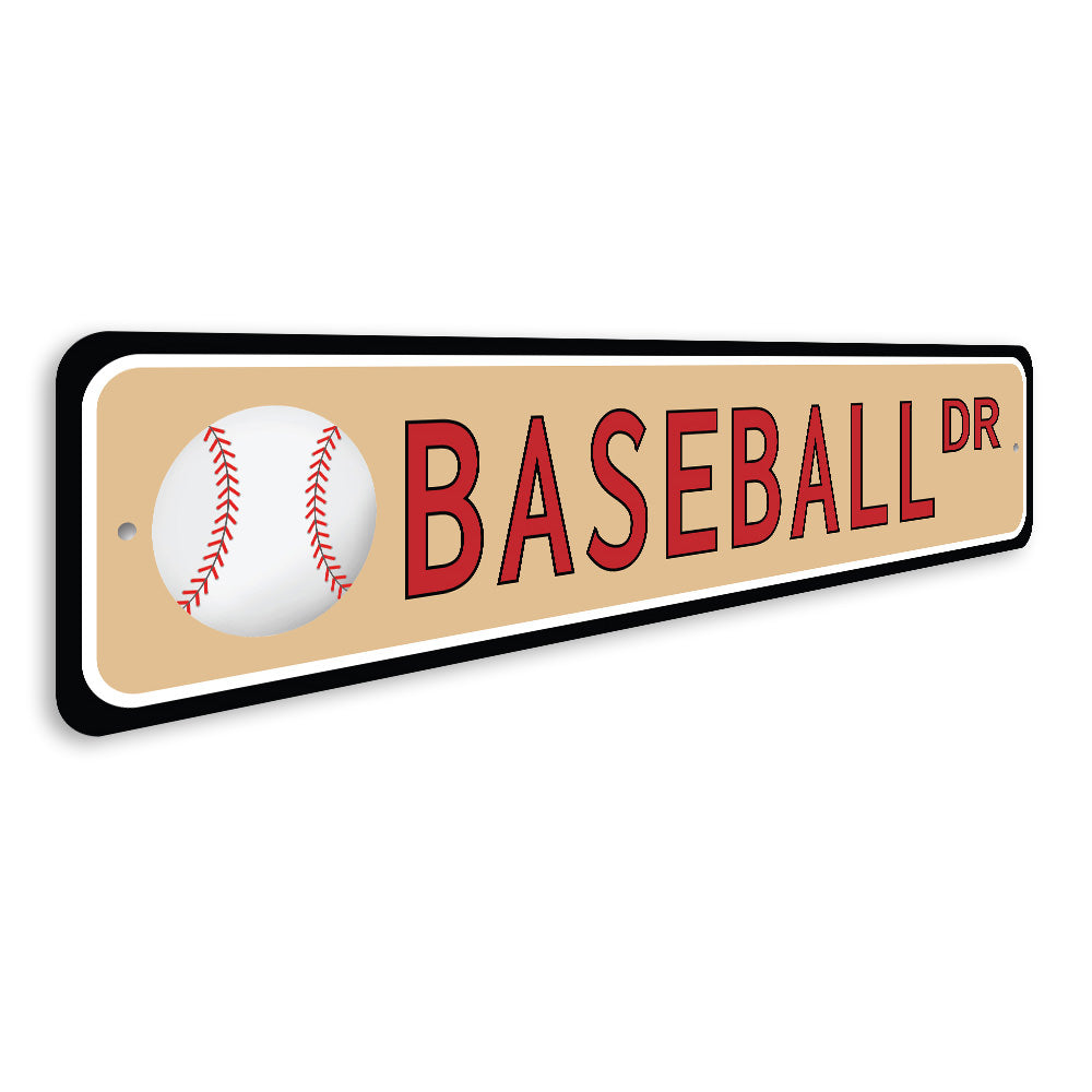 Baseball Drive, Sports Decorative Sign