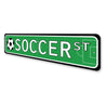 Soccer Street, Sports-lover Gift Sign