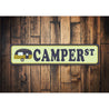 Camper Street, Camping Sign, Hiker Gift Sign