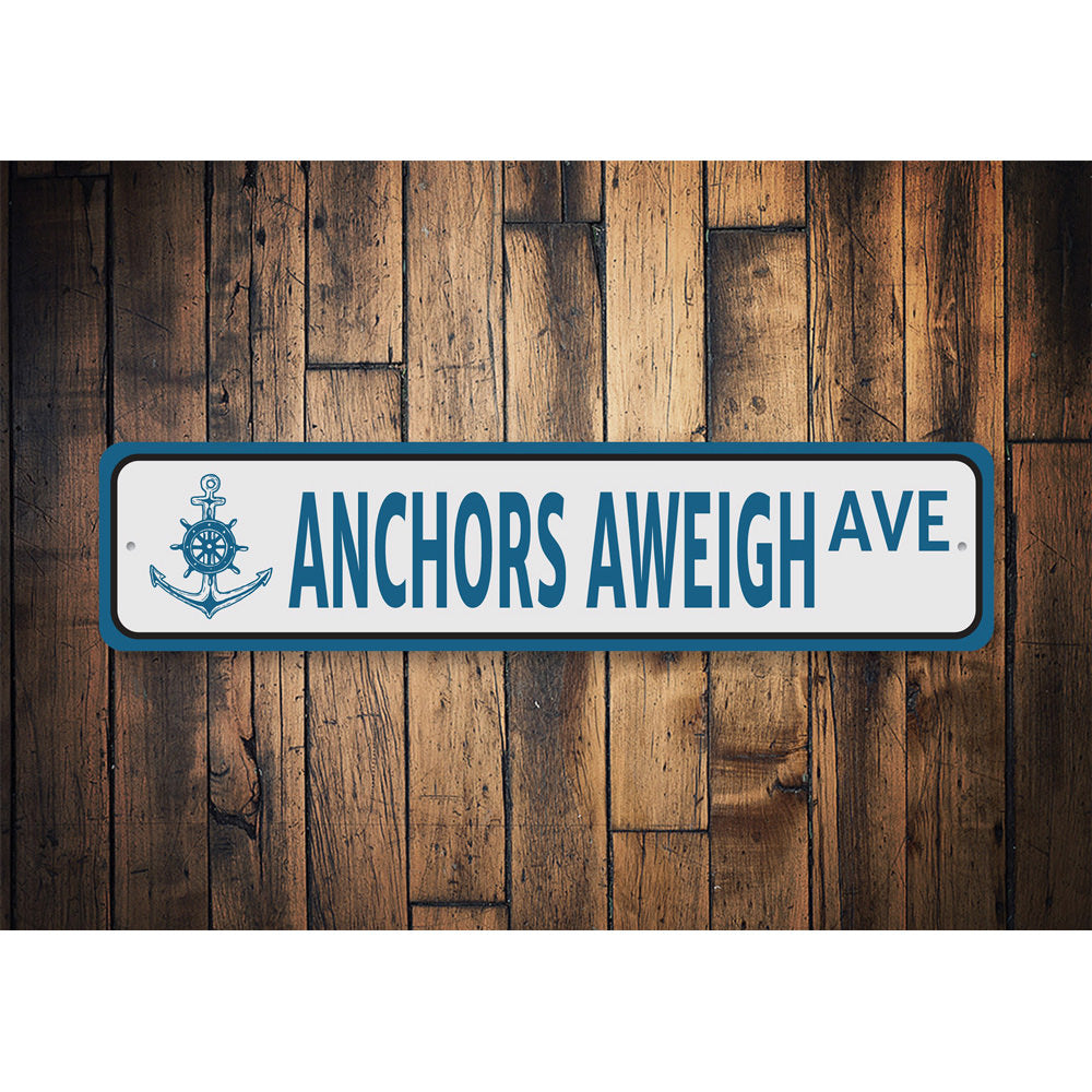 Anchors Aweigh Ave., Boathouse Sign, Boating Sign