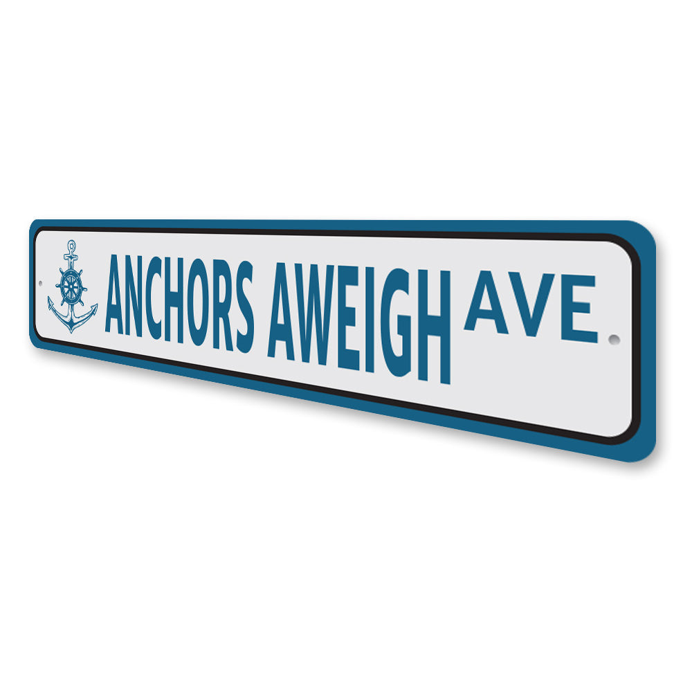 Anchors Aweigh Ave., Boathouse Sign, Boating Sign