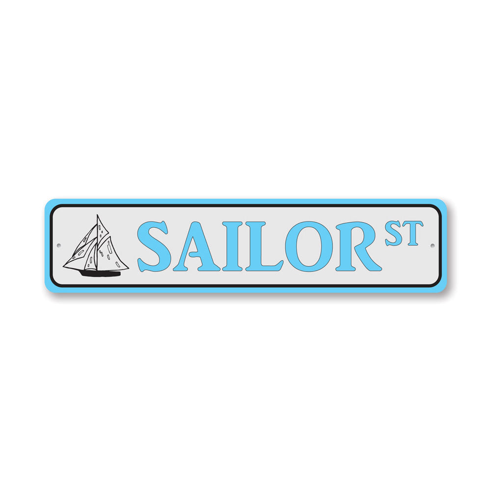 Sailor Street, Sailboat Sign, Profession Sign